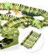 WOOPIE Staza za automobile XXL dinosauri 240 elemenata, šarena  