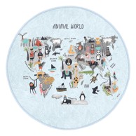 MILA HOME Svijetlo plavi dječji tepih ø 100 cm Comfort