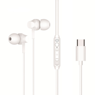 CONCEPTRONIC Slušalice BRENDAN03W, žičane, USB-C, in-ear, bijele