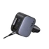 UGREEN Auto punjač s ugrađenim USB-C kabelom, crni