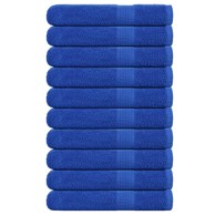 Ručnici za saunu 10 kom plavi 80x200 cm 360 gsm 100 % pamuk