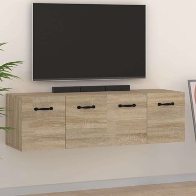 Zidni ormarići, set 2 kom, konstruirano drvo, 80 x 35 x 36.5 cm, sonoma hrast