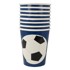 MERI MERI Papirnate jednokratne čaše SOCCER, set, 8 kom