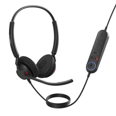 JABRA Slušalice Engage 40 MS, crne, Inline Link, on-ear, Stereo, USB-C