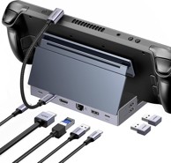 UGREEN Priključna stanica Steam Deck Dock, 9 u 1, 4K HDMI, 10 Gbps USB, podesivo postolje