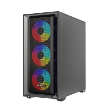 BIT FORCE Stolno računalo Gamer PC / AMD Ryzen 5 7500F, 16 GB RAM, 1 TB SSD, NVIDIA GeForce RTX 5060 Ti 16 GB, Windows 11 Pro, crna