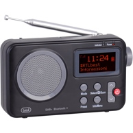 TREVI Prijenosni radio DAB 7F80 R, crno-sivi