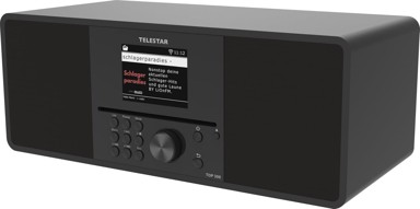 TELESTAR Internetski digitalni radio s Bluetoothom, crni