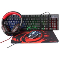 ULTRON Gaming set HAWK 4u1 žičani crna internacionalna