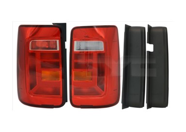 TYC Zadnje svjetlo VW CADDY 15- lijevo 2 vrata crveno 11-12974-01-2