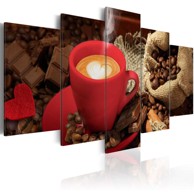 Slika Love espresso 100x50