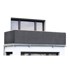 MAXIMEX Crni plastičan balkonski zastor 500x85 cm