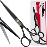 MALATEC Frizerske škare, 170 mm, crne