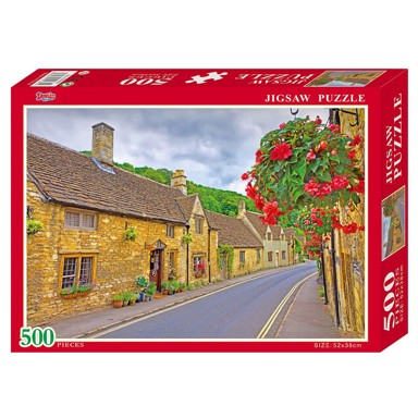 DENIS Puzzle Malo Irsko selo, 500 dijelova, 52x38 cm