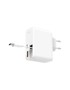 KSIX Mrežni punjač GaN ultrabrzi 65W USB-A s ugrađenim uvlačivim USB-C kabelom