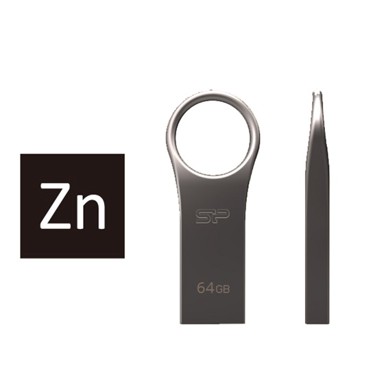 SILICON POWER Memorija USB Stick, 64 GB, 3.2 Gen1, model Jewel J80, metalno
