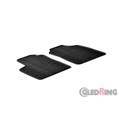 GLEDRING Auto tepih gumeni FIAT PANDA VAN 2003-2011, 2 SJEDALA