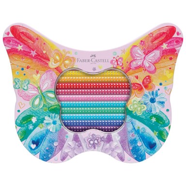 FABER-CASTELL Boja 201971 drvena sparkle butterfly 20 boja