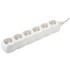 HOME Produžni kabel, 6 utičnice, 1.5mm², 5 met, bijeli, NV 6-5/WH/1,5