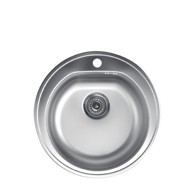 METALAC Sudoper inox standardni ekcentrični fi 90 sa sifonom i preljevom 510E VENERA