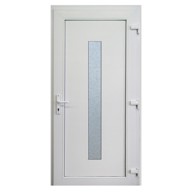 PVC Ulazna vrata UNO 100x210 60mm, desna, bijela