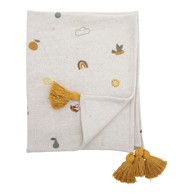 BLOOMINGVILLE Bijela deka za bebe 80x100 cm Agnes