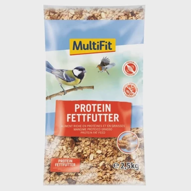 MULTIFIT Masna proteinska hrana za vanjske ptice, 2,5 kg
