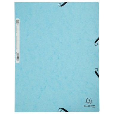 EXACOMPTA Fascikl klapa s gumicom Aquarel A4 55528E, pastelno plavi