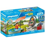 PLAYMOBIL Set za slaganje Bazen u dvorištu My Life 71476