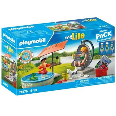 PLAYMOBIL Set za slaganje Bazen u dvorištu My Life 71476