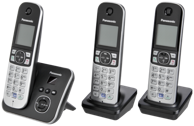 PANASONIC Bežićni kućni telefon KX-TG6823GB crni