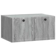 Zidni TV ormarić, 59,5 x 41 x 30 cm, konstruirano drvo, siva sonoma