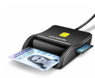 AXAGON Čitač kartica CRE-SM3SD USB Smart Card & SD/microSD/SIM