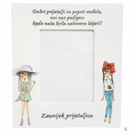 Personalizirani okvir za fotografije za prijatelje, model 8