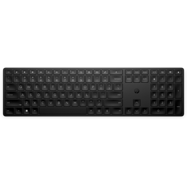 HP Tipkovnica 450 WL BLK Programmable KBD, bežična/USB, crna