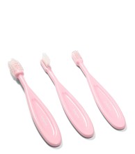 BABYONO Set četkica za bebe, roza