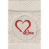 FOUTASTIC Bež pamučan ručnik od frotira 70x140 cm Love