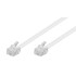 ZED ELECTRONIC Telefonski kabel TC/5,0, 5 m, RJ11 (6P4C), bijeli, 4 aktivne žice