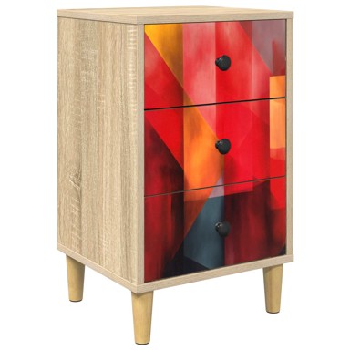 Noćni ormar Heesch 36 x 33 x 60 cm, hrast sonoma
