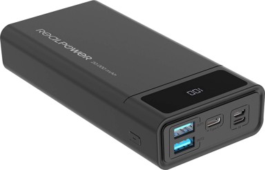 REALPOWER Power bank PB-20k PD, 20000 mAh, crni