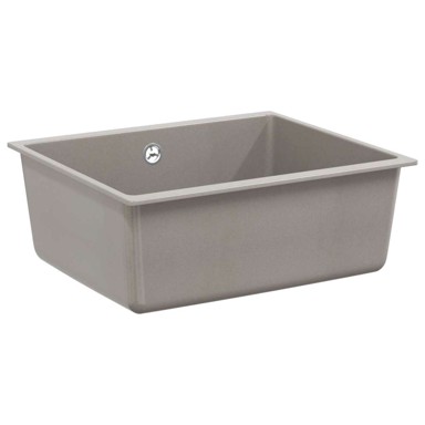 Umivaonik, 530x460 mm, 80% kvarc i 20% smola, siva