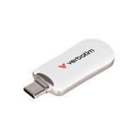 VERBATIM USB memorija Plectra 128GB USB-C, bijela