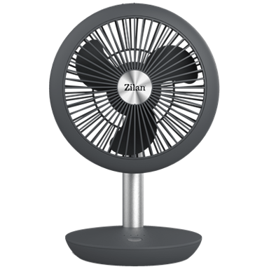ZILAN Ventilator ZLN4000, stolni, bežičan, USB, crni
