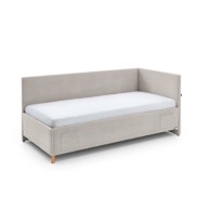 MEISE MÖBEL Bež kutni dječji krevet s prostorom za pohranu 90x200 cm Cool 