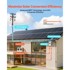 VEVOR Hibridni solarni inverter 4000W, bijeli