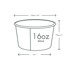 Papirnate posude za juhe i deserte GT 450 ml Ø115 mm 25 kom
