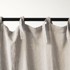 LINEN TALES Bež lanena zavjesa s petljama Night Time, 275 x 140 cm