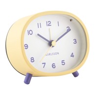 KARLSSON Budilica Cheeky, prirodna