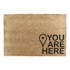 ARTSY DOORMATS Otirač od kokosovih vlakana 40x60 cm You Are Here