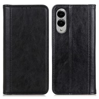 Kožna futrola za preklop za Samsung Galaxy S25 Edge, crna